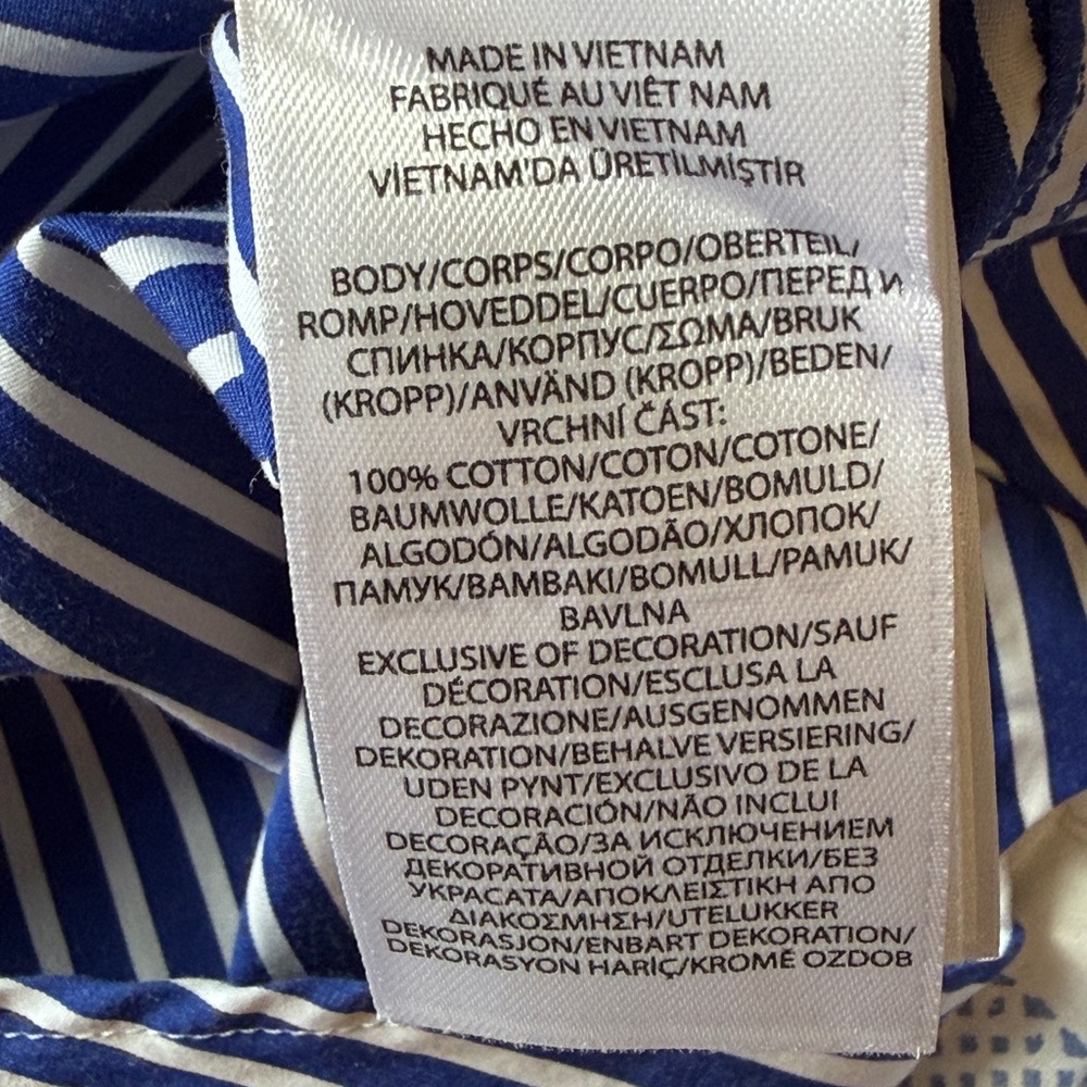Polo Ralph Lauren Navy Striped Shirtdress - Picture 6 of 6